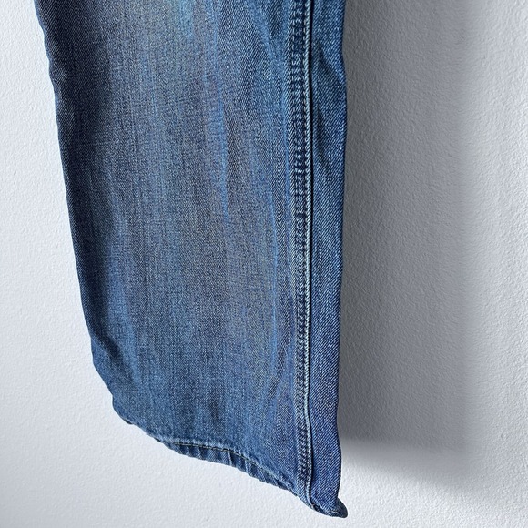 Ariat Jeans Mens 38x30 M2 Relaxed Boot Cut Blue Medium Wash Denim - Picture 4 of 10